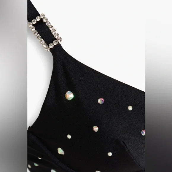 Alessandra Rick Crystal Embellished Bikini Size 44 (US Sz 8) MSRP$620 NWT - Picture 4 of 9